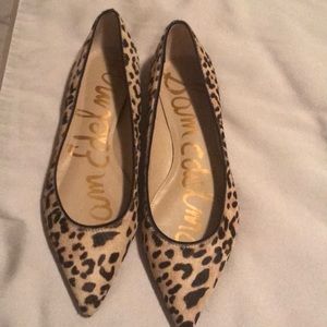Sam Edelman cheetah print flats size 7